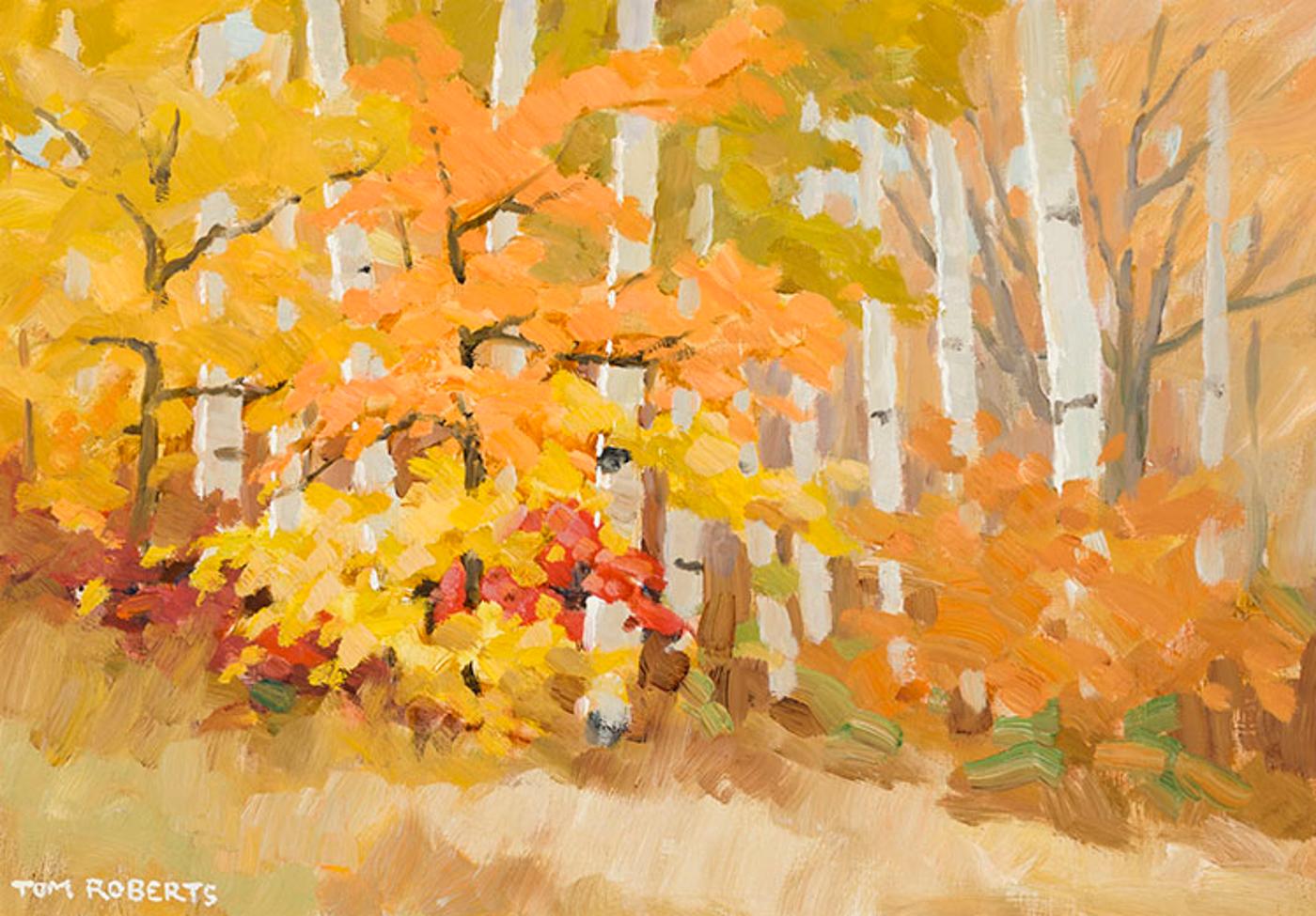 Thomas Keith (Tom) Roberts (1909-1998) - Poplar and Autumn Colour
