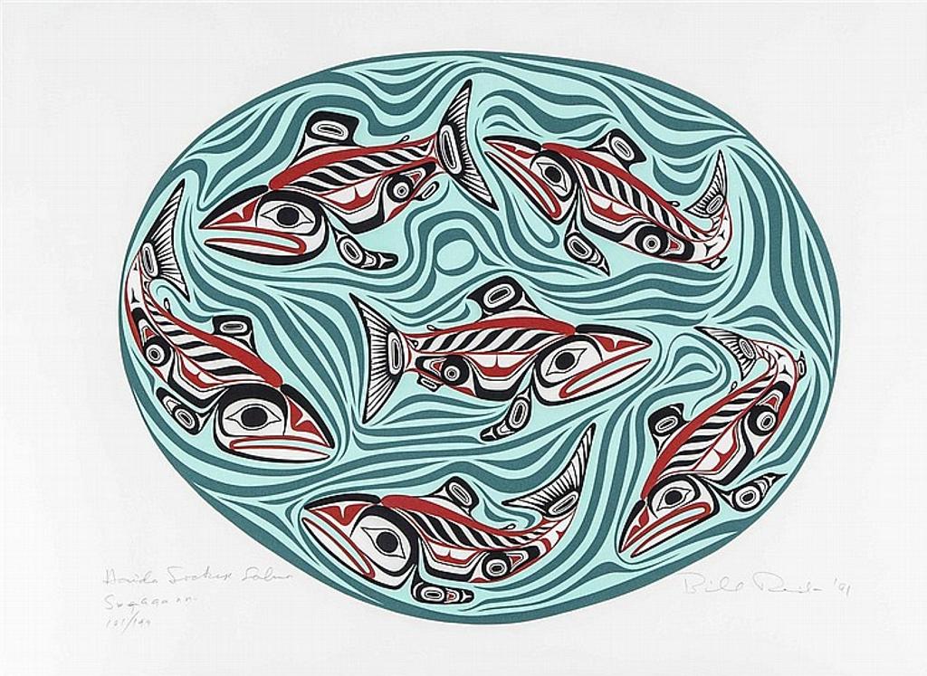 Bill (William) Ronald Reid (1920-1998) - Sockeye Salmon