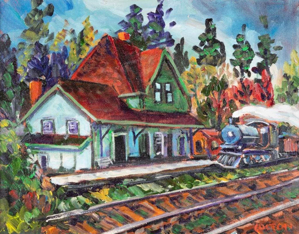 Al Colton (1921-2012) - Steaming through Ft. Langley