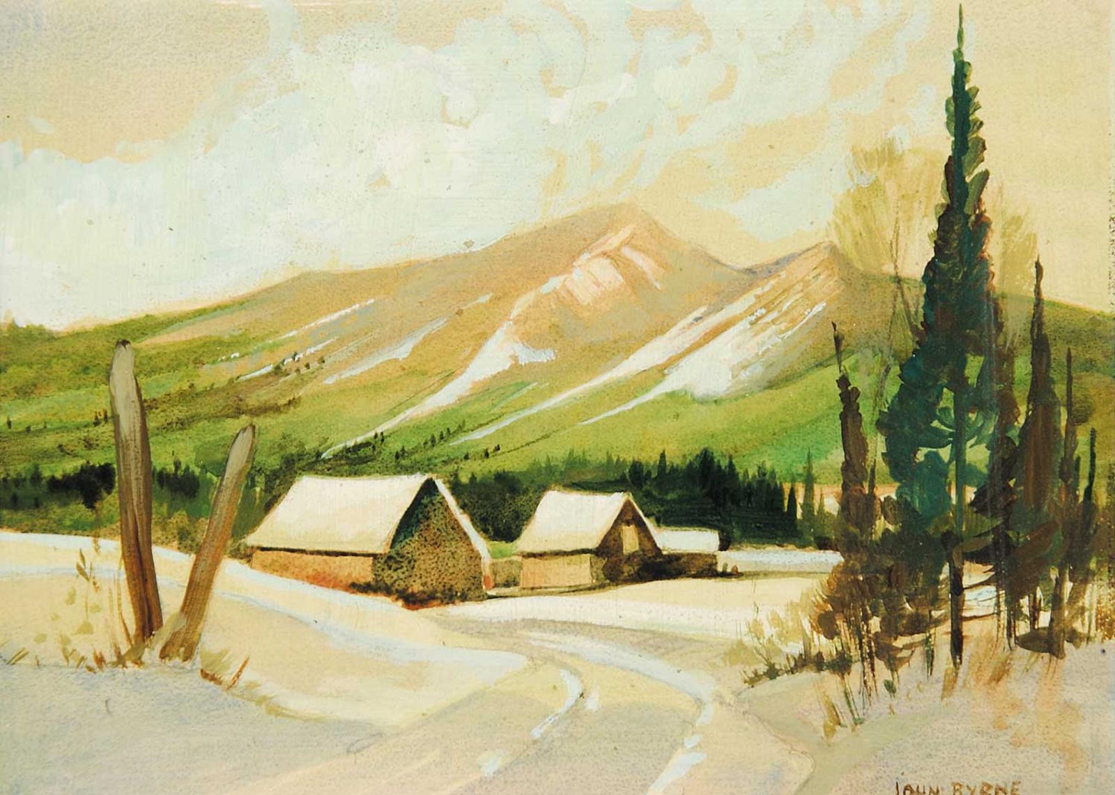 John L. Byrne (1906-1976) - Untitled - Springtime in the Mountains