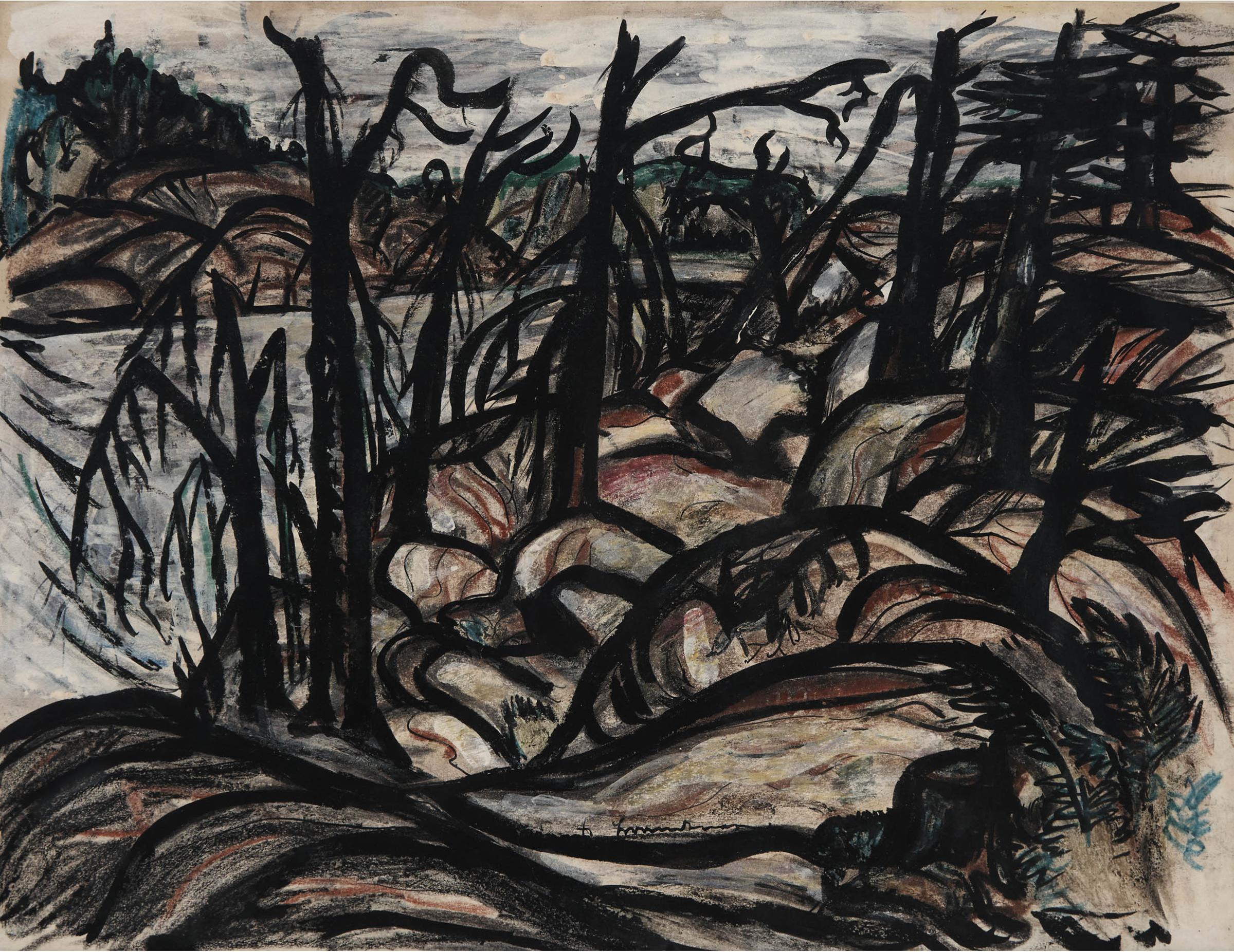 Fritz Brandtner (1896-1969) - Georgian Bay, Spring, 1938