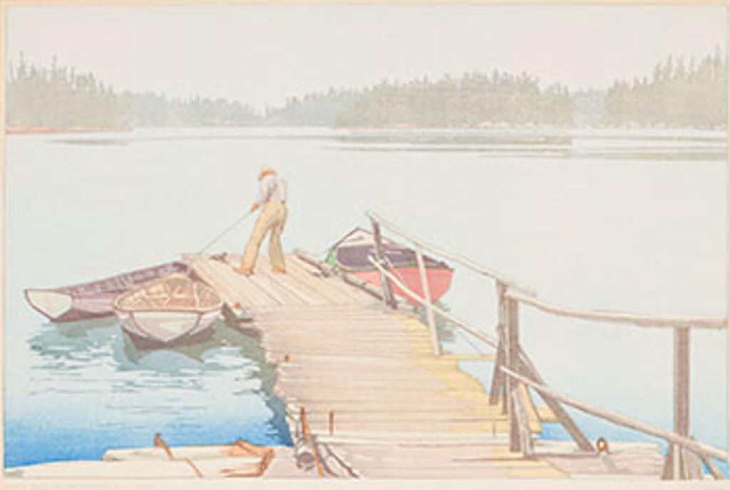 Walter Joseph (W.J.) Phillips (1884-1963) - Sharp's Dock, Pender Harbour