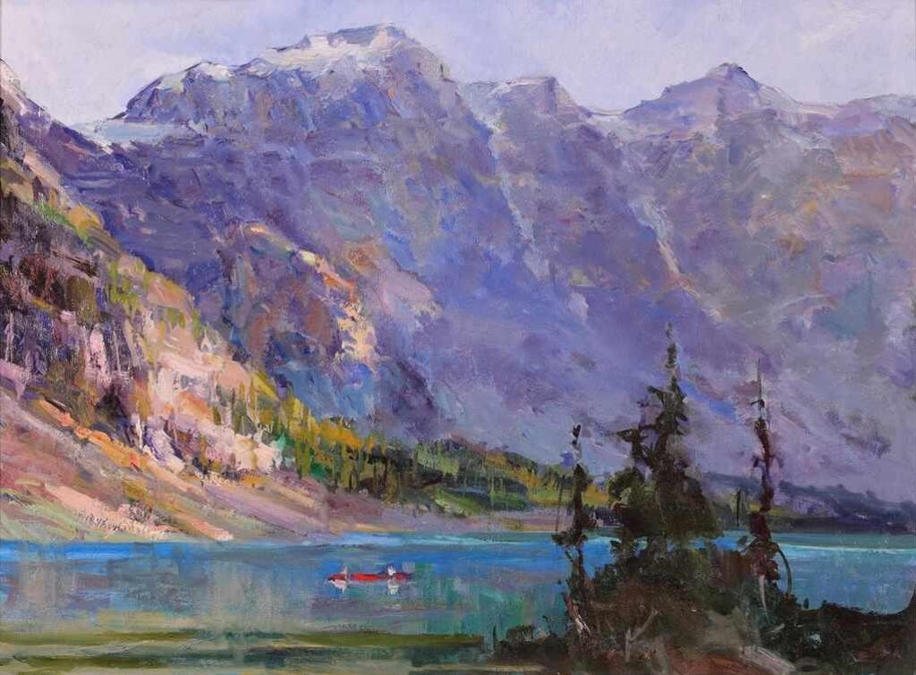 Fred Cameron (1937) - Fall Bloom, Moraine Lake
