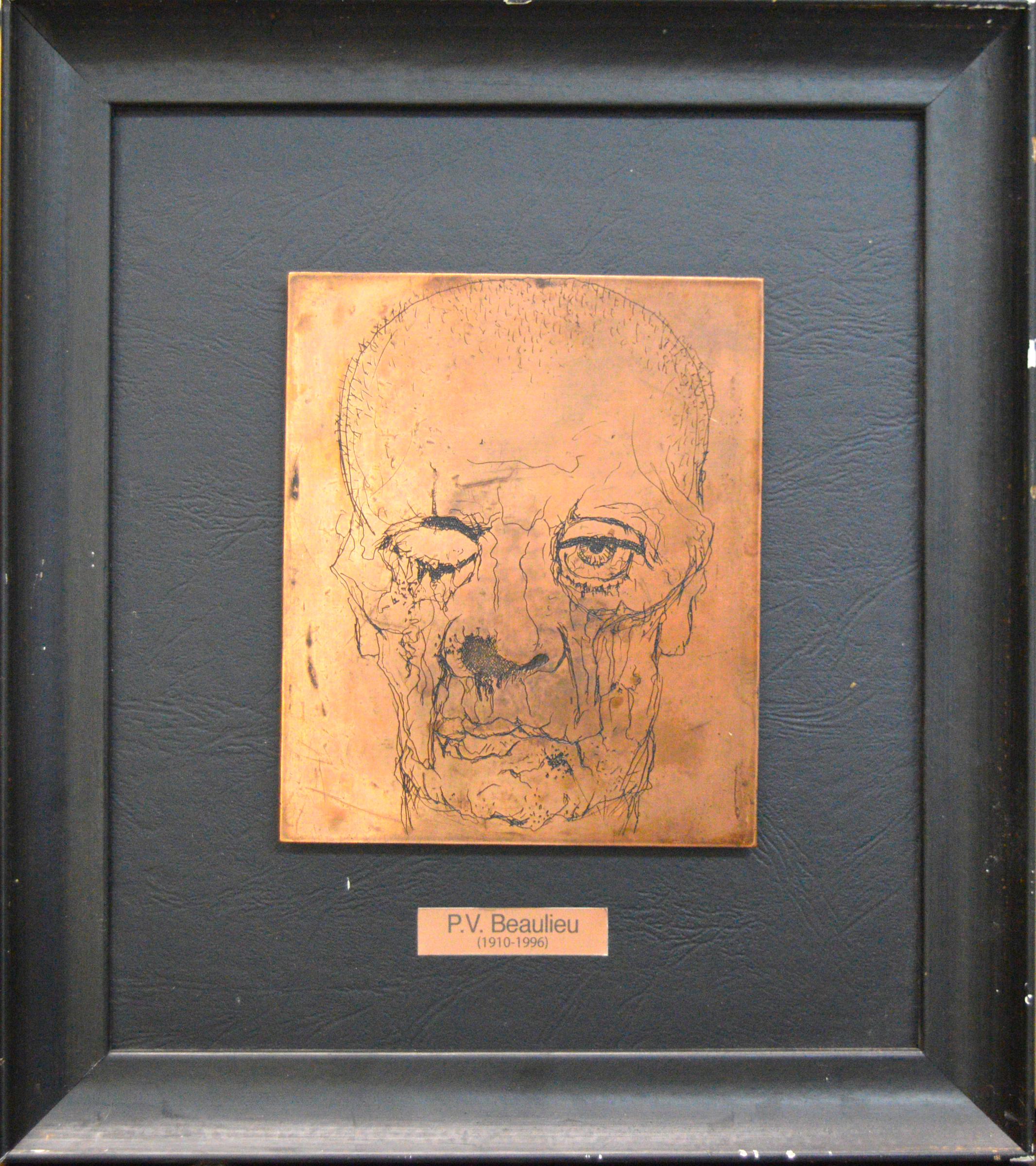 Paul Vanier Beaulieu (1910-1996) - Buste d'un homme
