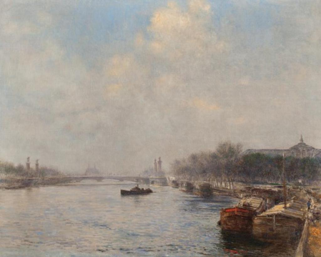 Alexis Vollon (1865-1945) - Alexandre III Bridge, Paris