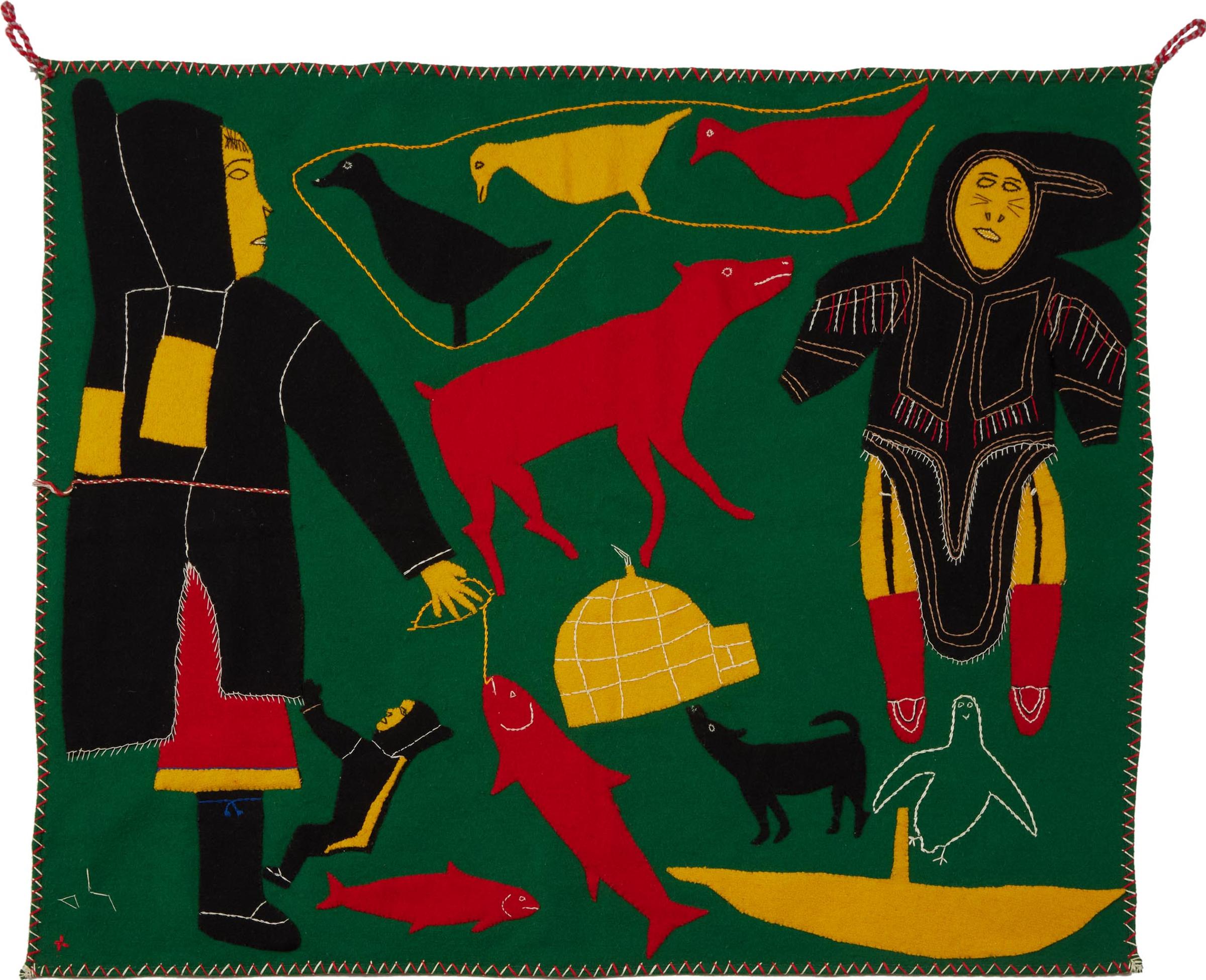 Marjorie Esa (1934) - Untitled (Family At Camp), Ca. 1970