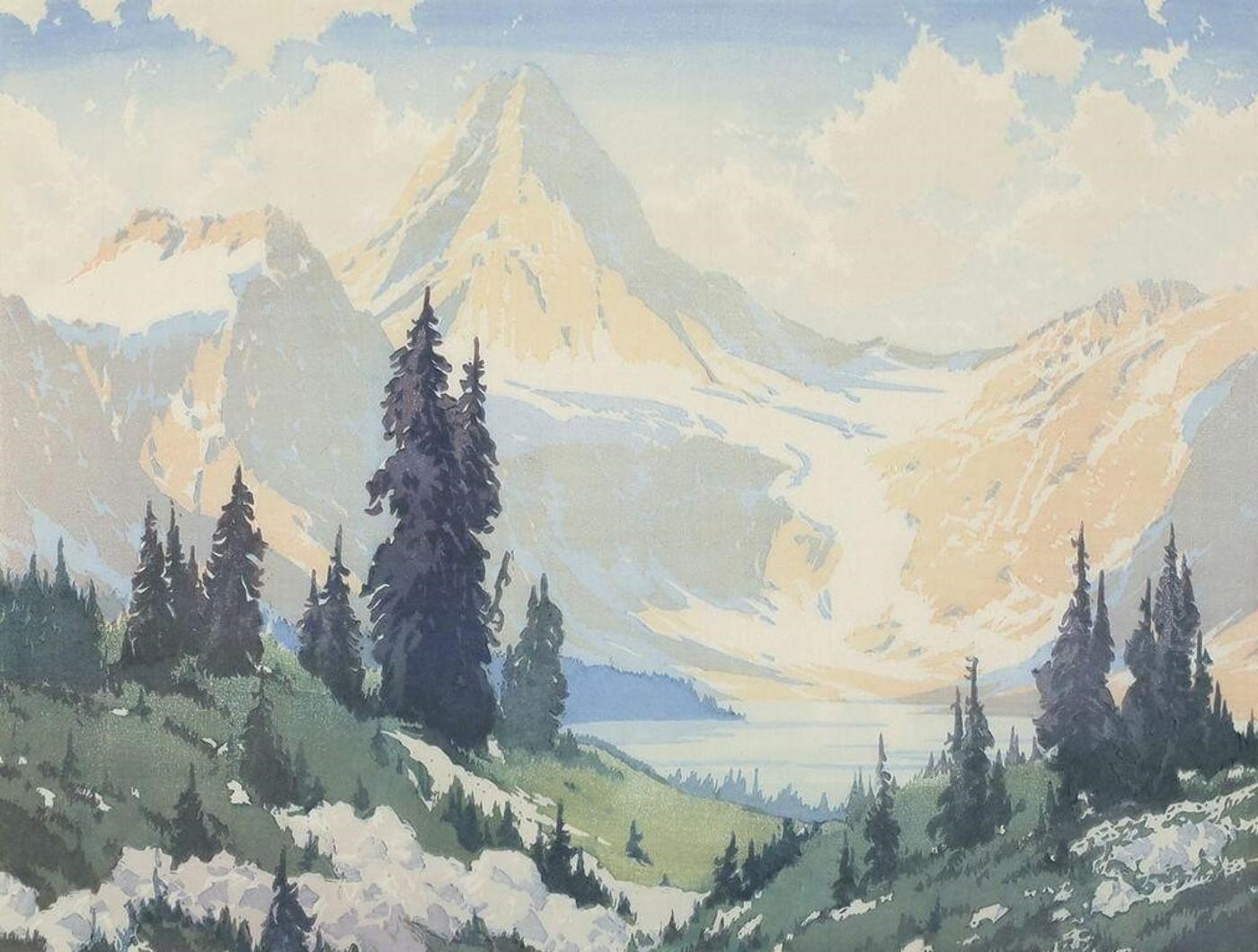 Barbara Harvey Leighton (1911-1986) - Mount Assiniboine