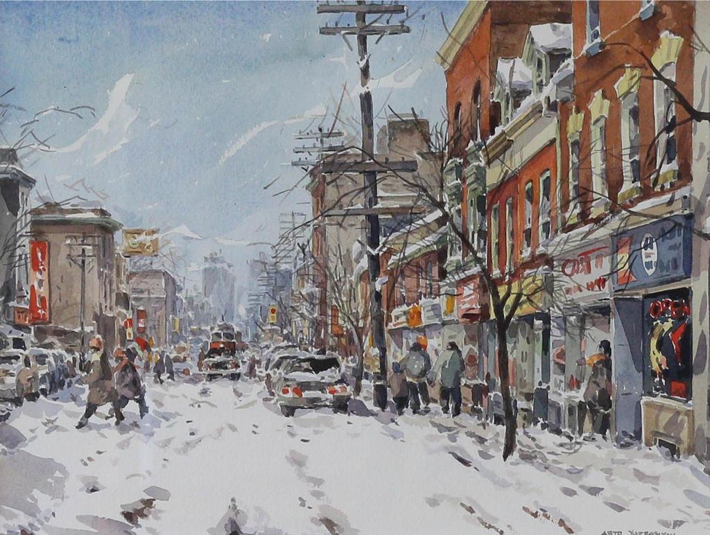 Arto Yuzbasiyan (1948) - Queen St. East, Toronto #3