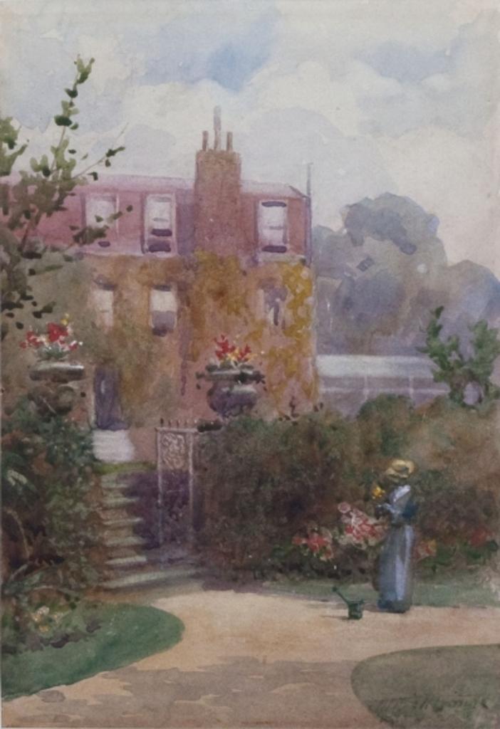Frederic Martlett Bell-Smith (1846-1923) - Garden at Gad's Hill