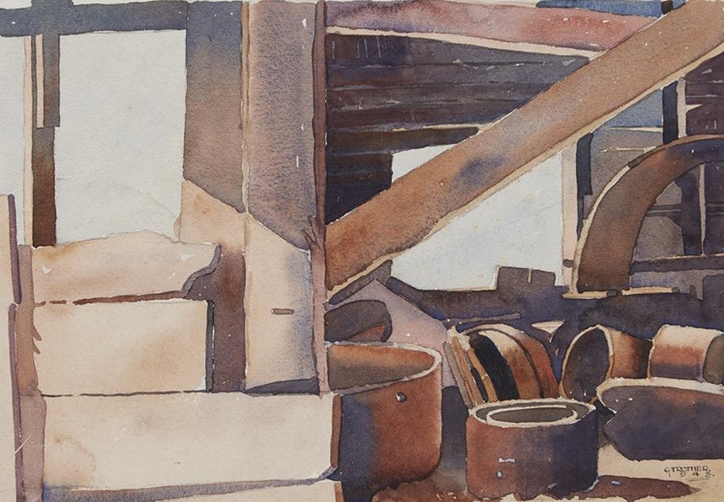 Gerald Trottier (1925-2004) - Inside Storage Building, Agriculture Canada