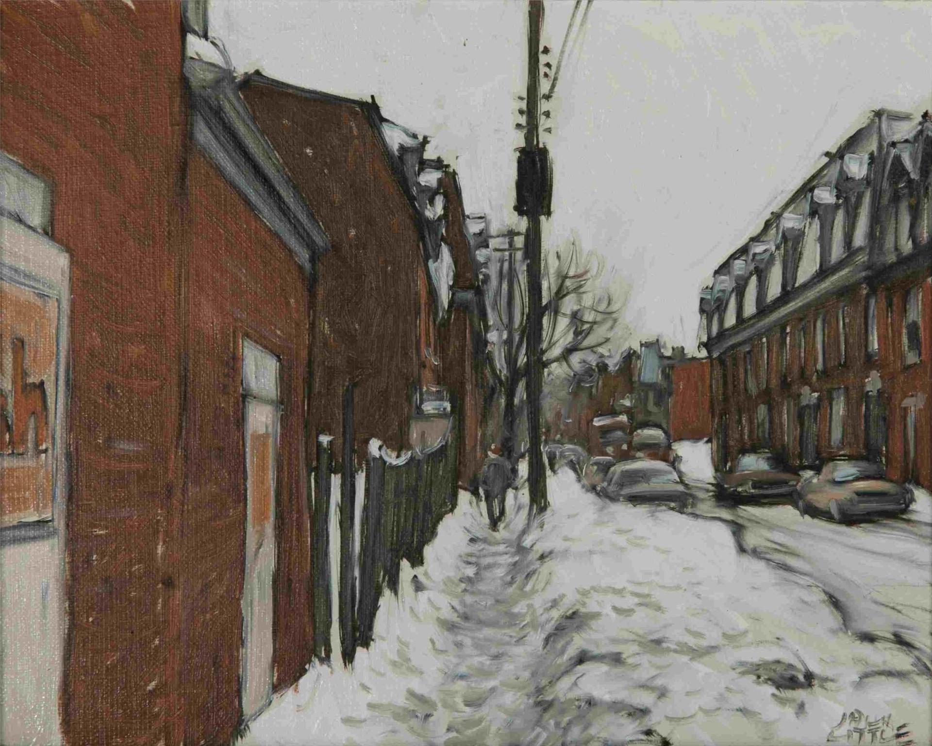 John Geoffrey Caruthers Little (1928-1984) - Rue Panet, Montreal (1995)