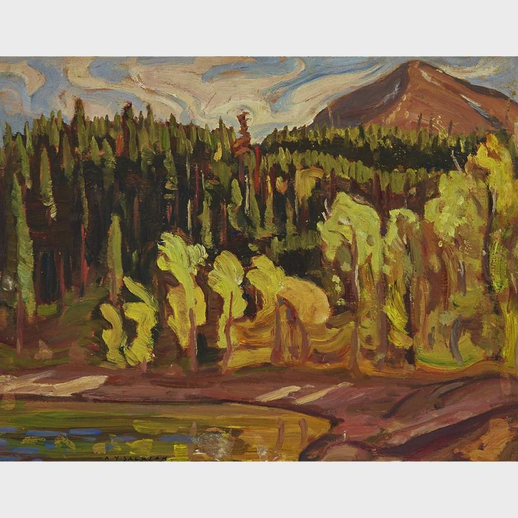 Alexander Young (A. Y.) Jackson (1882-1974) - Laurentian Woodlands; Laurentian Cabins