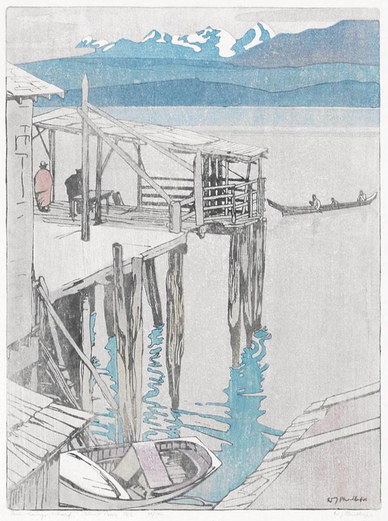 Walter Joseph (W.J.) Phillips (1884-1963) - Jim King’S Wharf, Alert Bay, B.C.