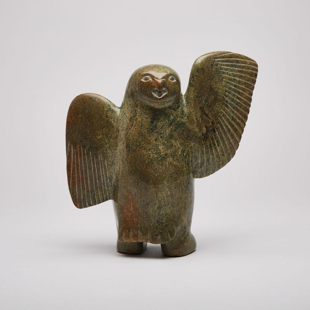 Kaka Ashoona (1928-1996) - Owl With Turned Head