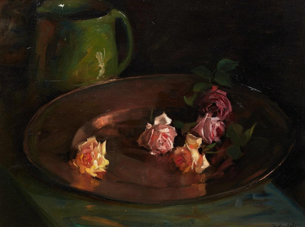 Florence Emily Carlyle (1864-1923) - Roses and Copper