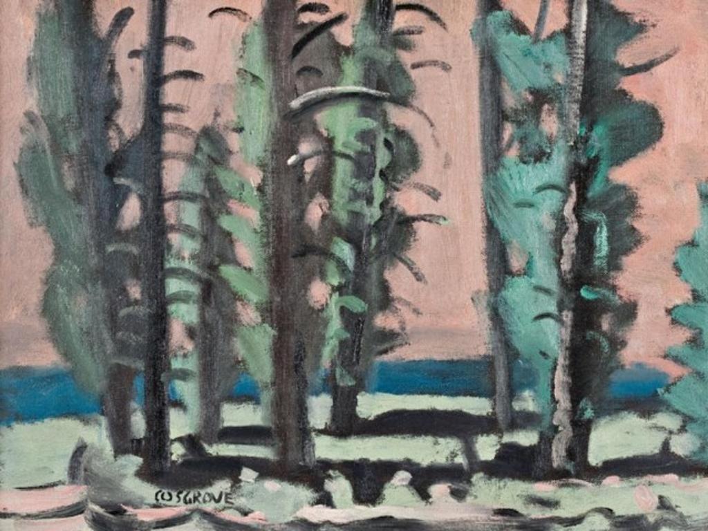 Stanley Morel Cosgrove (1911-2002) - Forest with Pink Sky