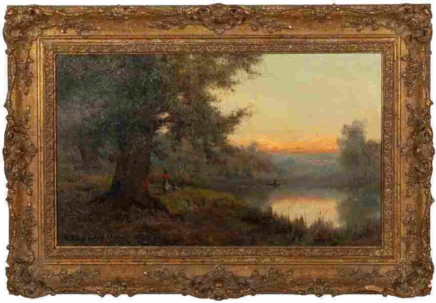 A. Fontville Ii de Breanski (1877-1957) - A Summer Evening, Burnham Beeches