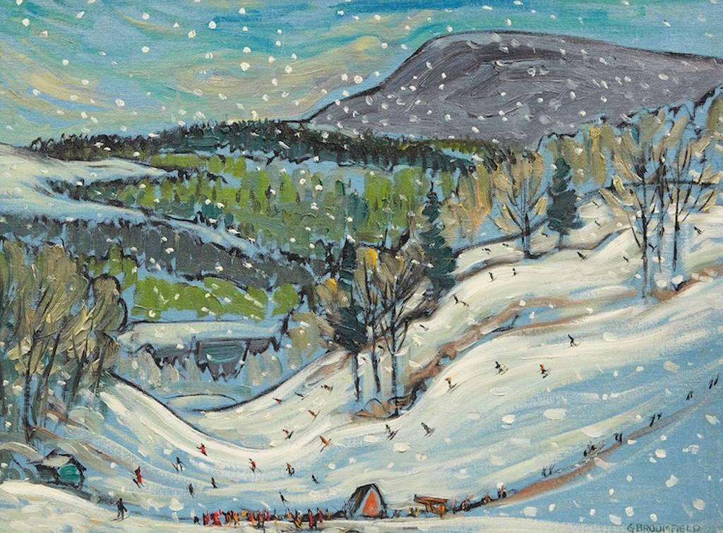 Adolphus George Broomfield (1906-1992) - December Snow Storm (Caledon Ski Club)