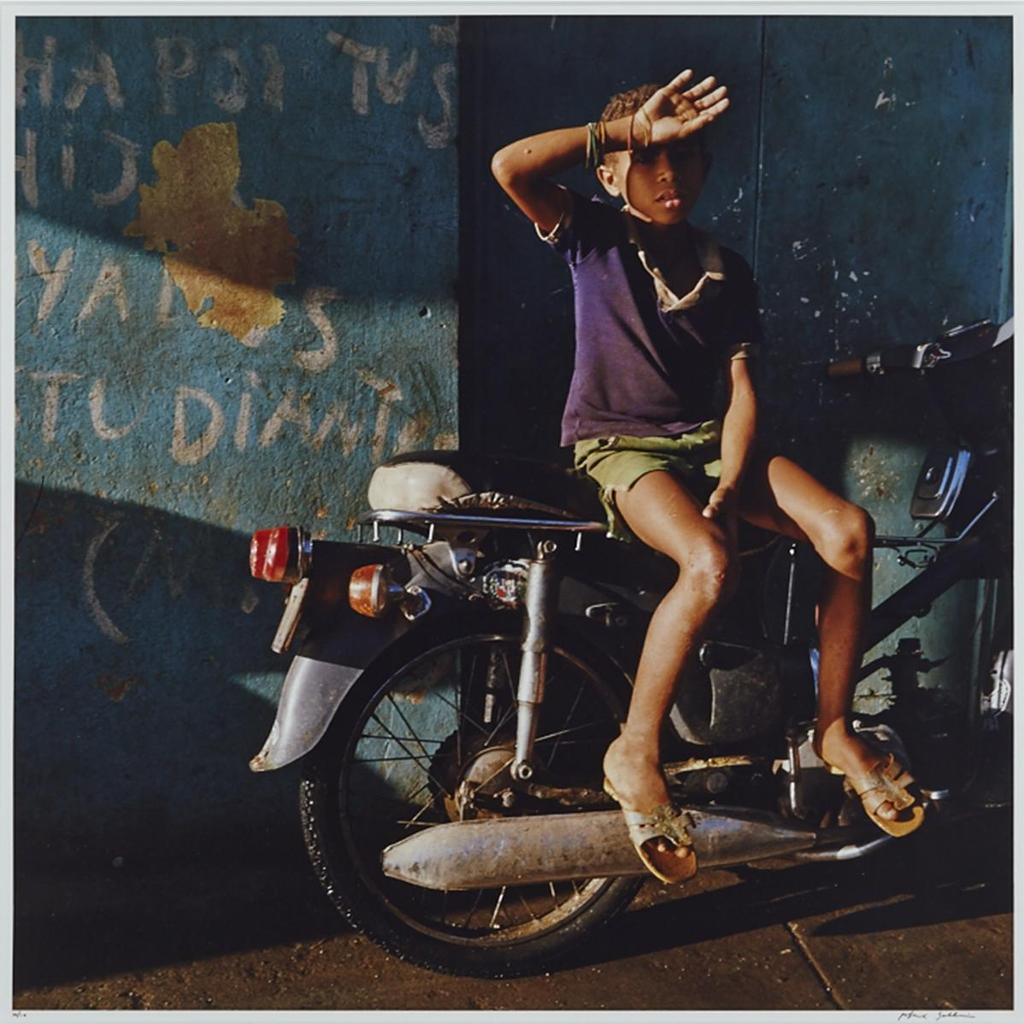 Rafael Goldchain (1953) - Untitled (Boy On Bike)