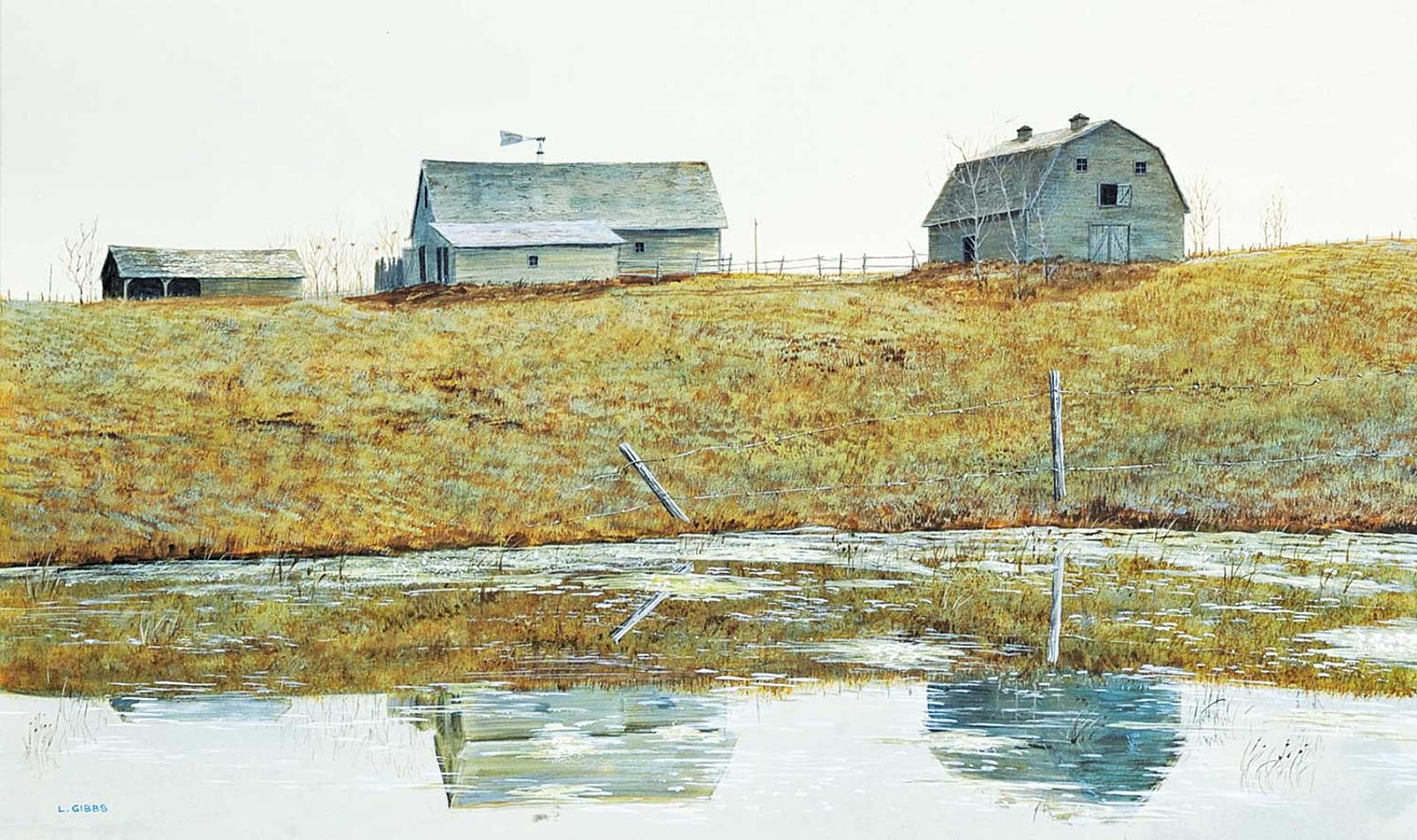 Leonard (Len) James Gibbs (1929-2010) - Reflections [Near Hardisty Alta.]