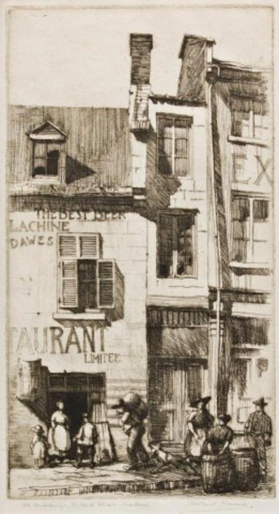 Herbert Raine (1875-1951) - St. Paul Street, Montreal