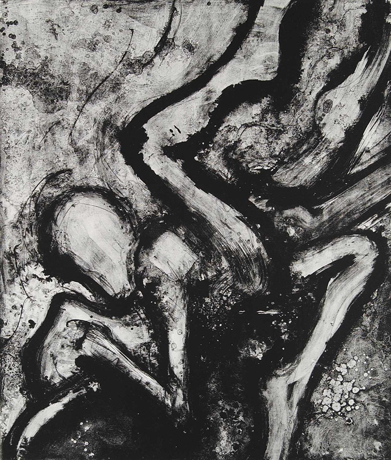 John Graham Coughtry (1931-1999) - Untitled - Black and White Abstraction II #26/28