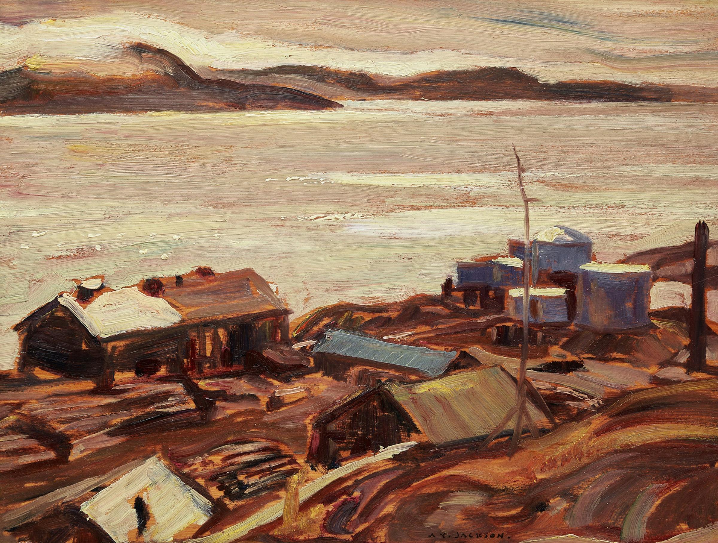 Alexander Young (A. Y.) Jackson (1882-1974) - Sun and Fog, Great Bear Lake, 1938