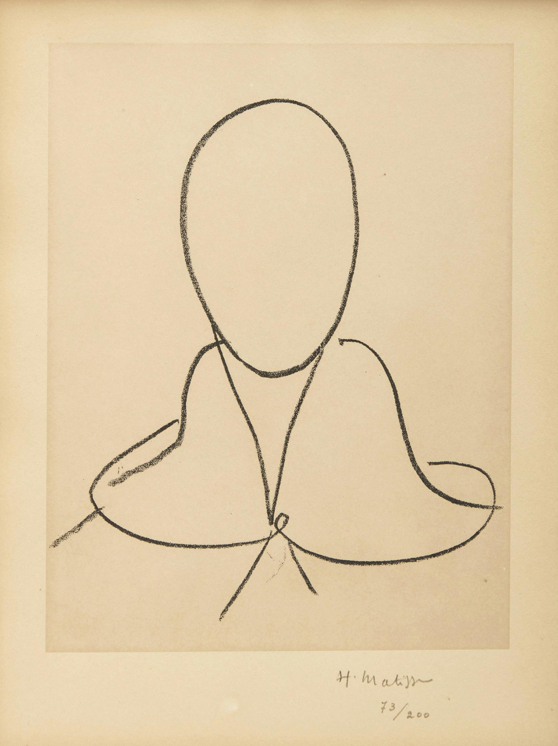 Henri Matisse (1869-1954) - Étude pour Saint Dominique (Duthuit 658)