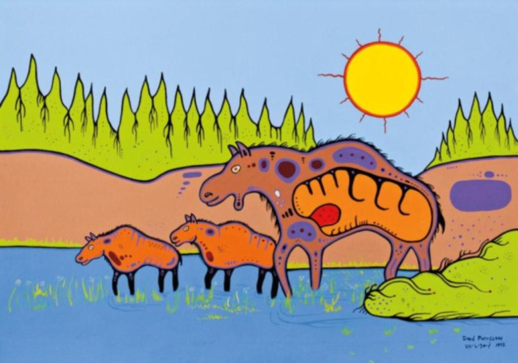 David Alfred Morrisseau (1961) - Untitled