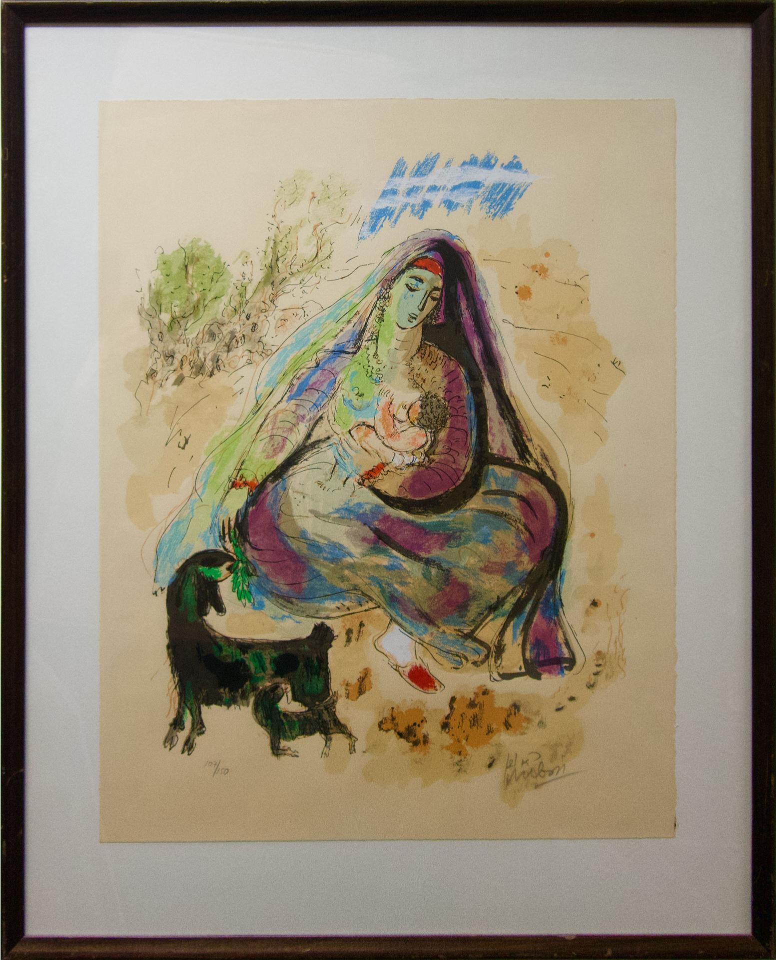 Reuven Rubin (1893-1974) - Untitled (Mother & Child)