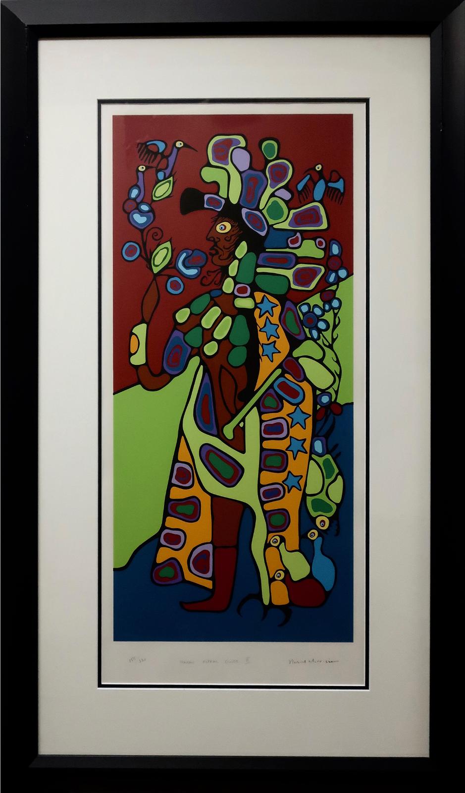 Norval H. Morrisseau (1931-2007) - Shaman Astral Guide Ii