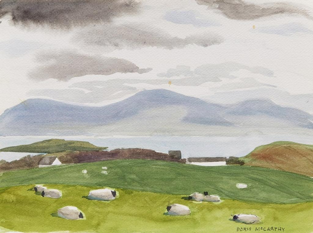 Doris Jean McCarthy (1910-2010) - Irish Sheep (From Caroline's Road, Co. Mayo)