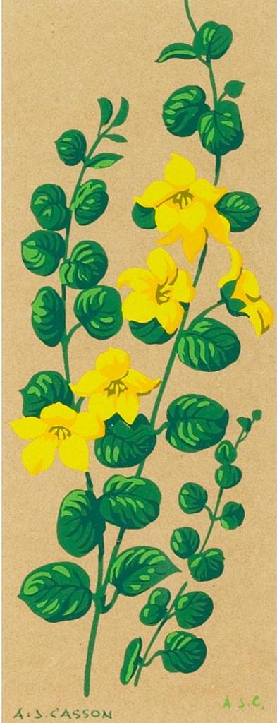 Alfred Joseph (A.J.) Casson (1898-1992) - Yellow Flower