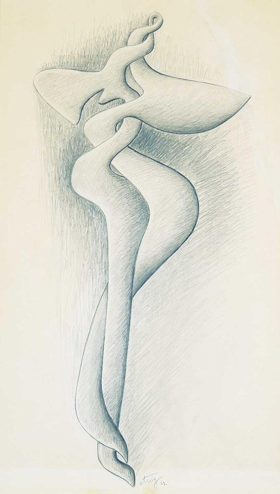 Sorel Etrog (1933-2014) - Untitled - Sculpture Drawing