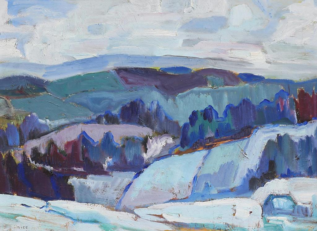 Betty Price - Winter Landscape; 1966