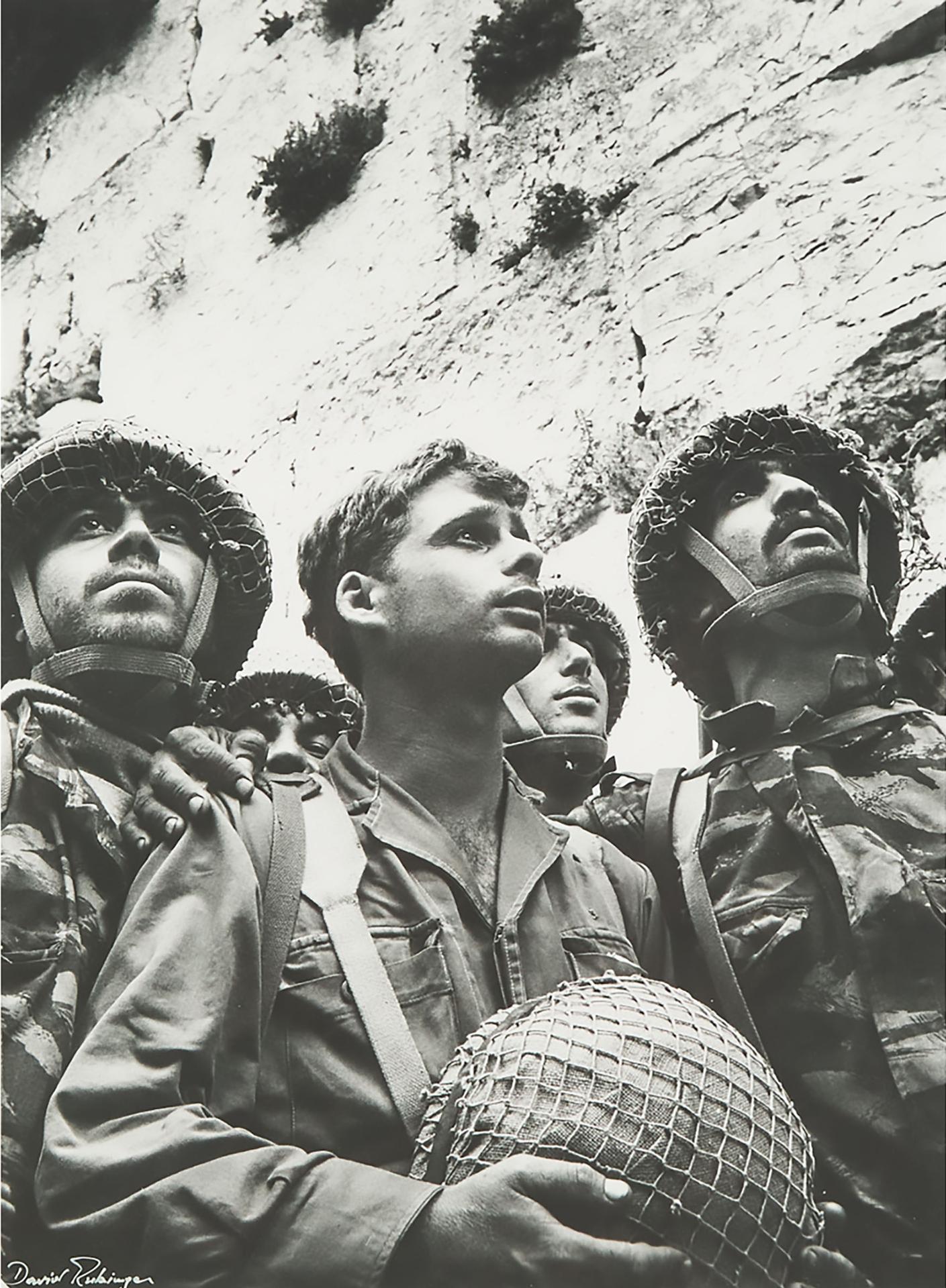 David Rubinger - The Paratroopers At The Western Wall, Circa 1967