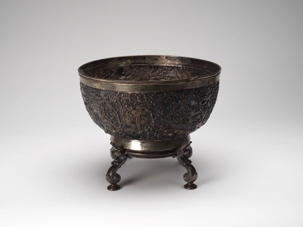 Chinese Art - A Chinese Export Silver Bowl, Mark of Luen Wo, Circa 1865