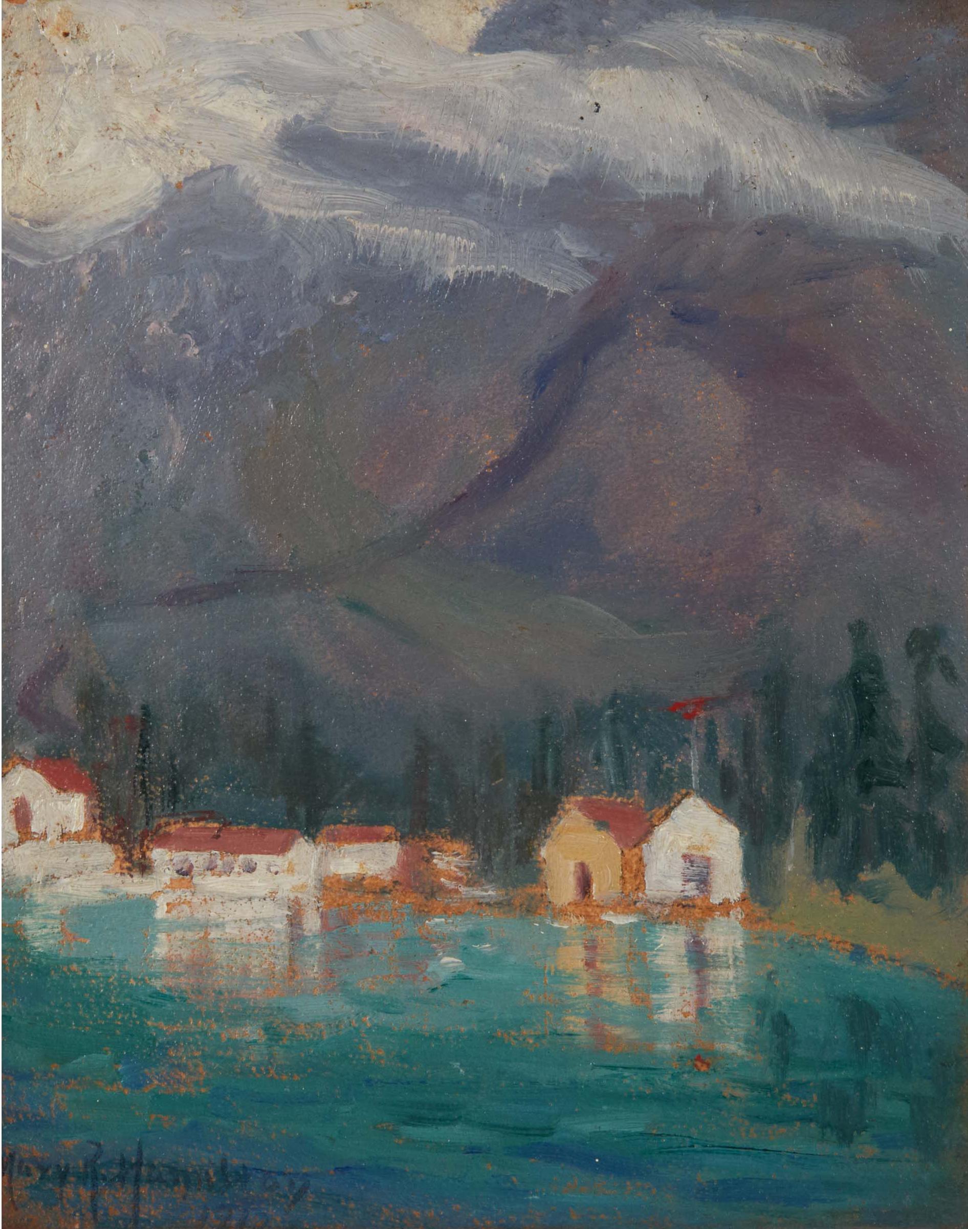 Mary Ritter Hamilton (1873-1954) - Boat House, Ca. 1912