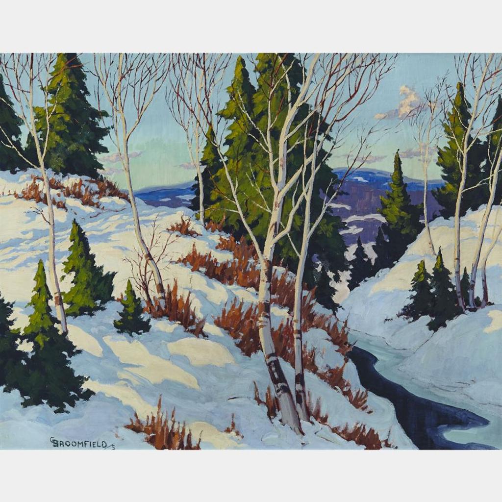 Adolphus George Broomfield (1906-1992) - Birch Trees And Snow