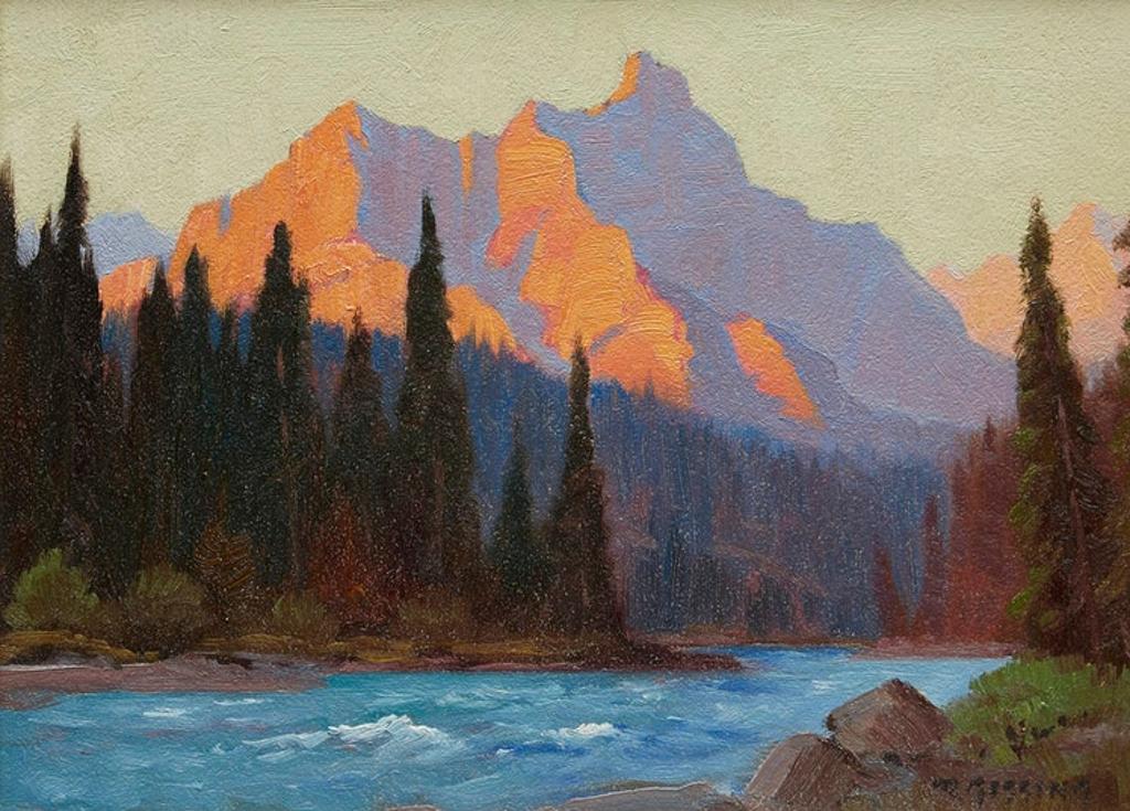 Roland Gissing (1895-1967) - Sunset Saddle Mt.