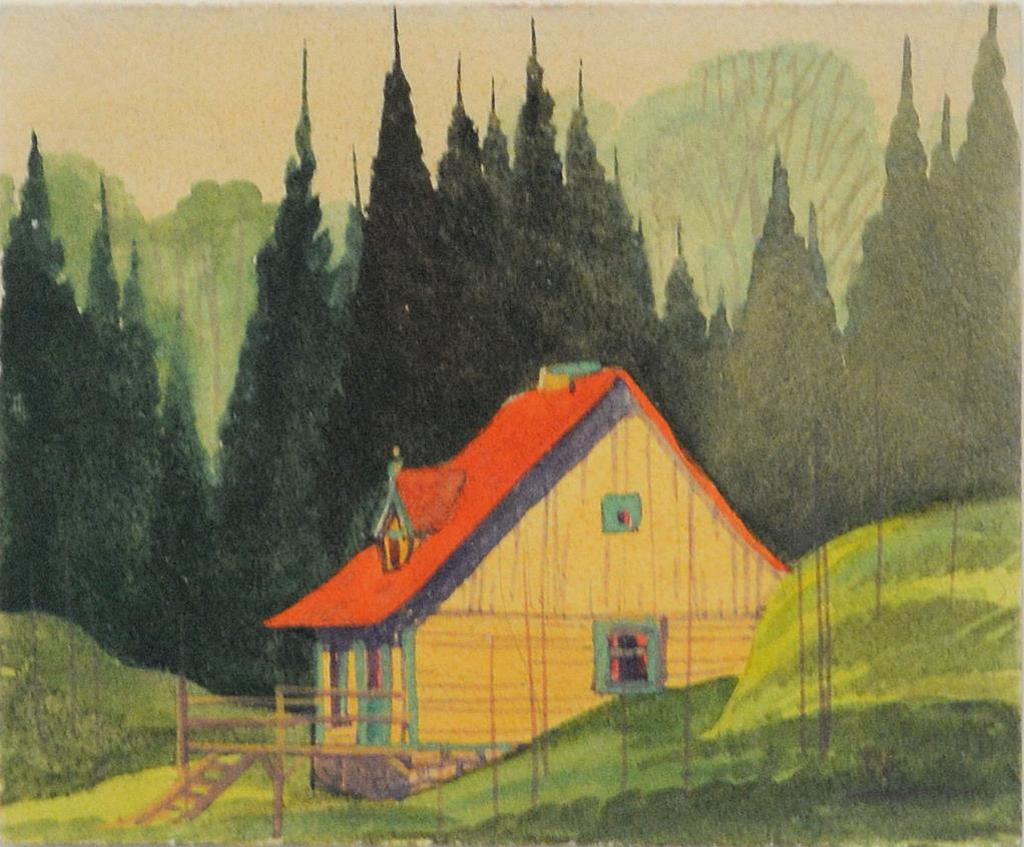Graham Norble Norwell (1901-1967) - Cabin in the Woods