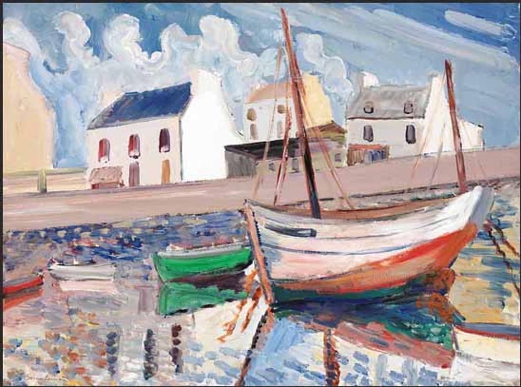 Samuel (Sam) Borenstein (1908-1969) - Harbour Scene