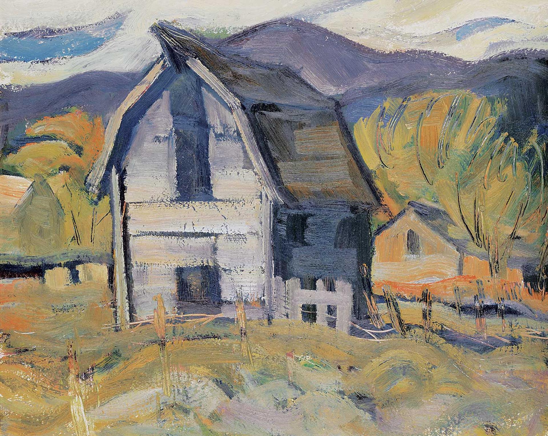 Henry George Glyde (1906-1998) - Farm and Barn