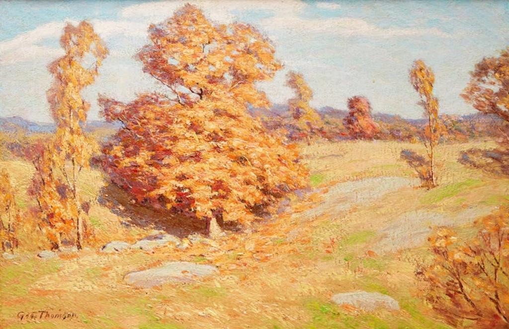 George Albert Thomson (1868-1965) - Hillside in Autumn