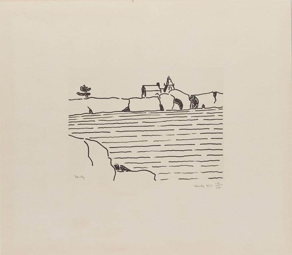 Barker Fairley (1887-1986) - Shoreline Landscape