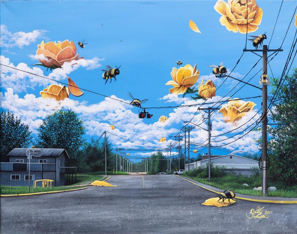 Destiny Schafer - Untitled - Bees and Roses