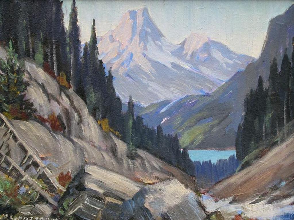 Matt Lindstrom (1890-1975) - Mountain Landscape