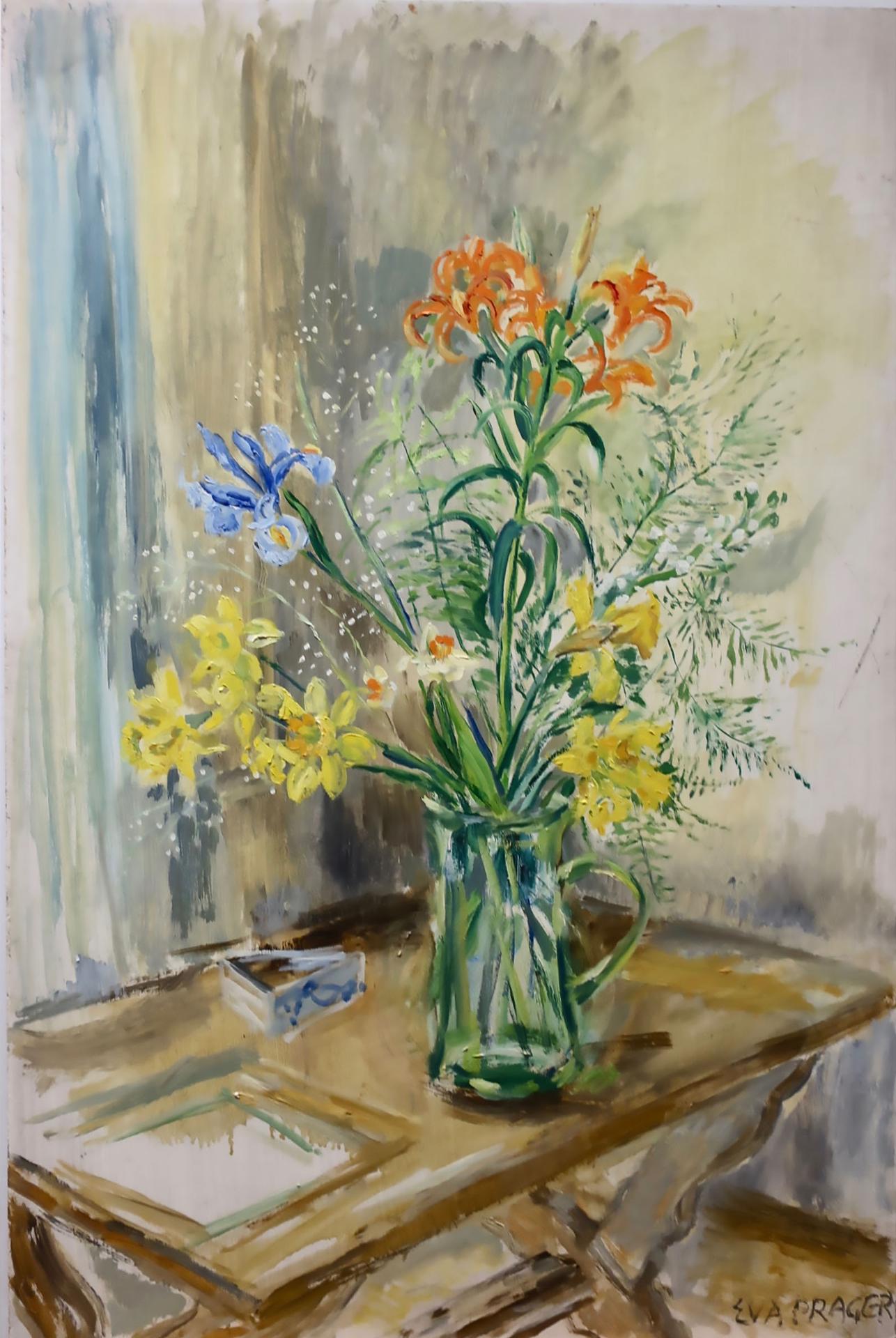 Eva Sophie Prager (1912-2010) - Untitled (Still Life - Flowers)