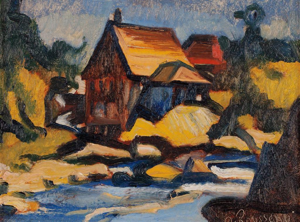 Albert Rousseau (1908-1982) - Old Mill, Quebec