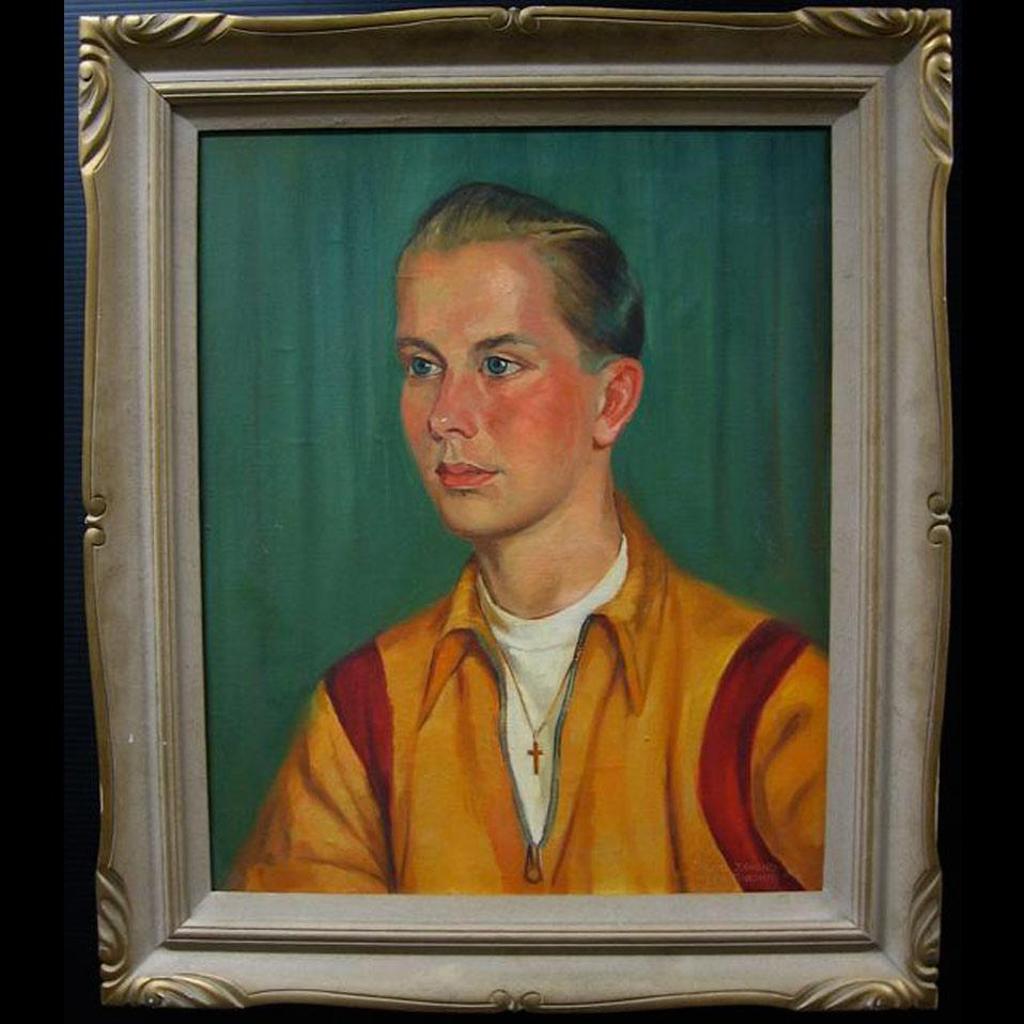 Julius J. Zarand (1913-2011) - Portrait Of A Young Man